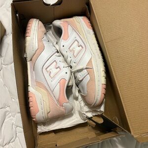 New Balance Kids Sneakers in Pink and White